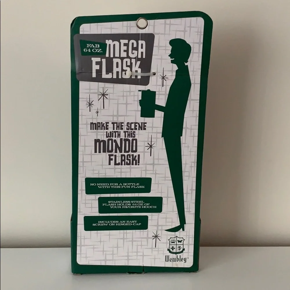 64 OZ‎ Stainless Steel Mega Flask